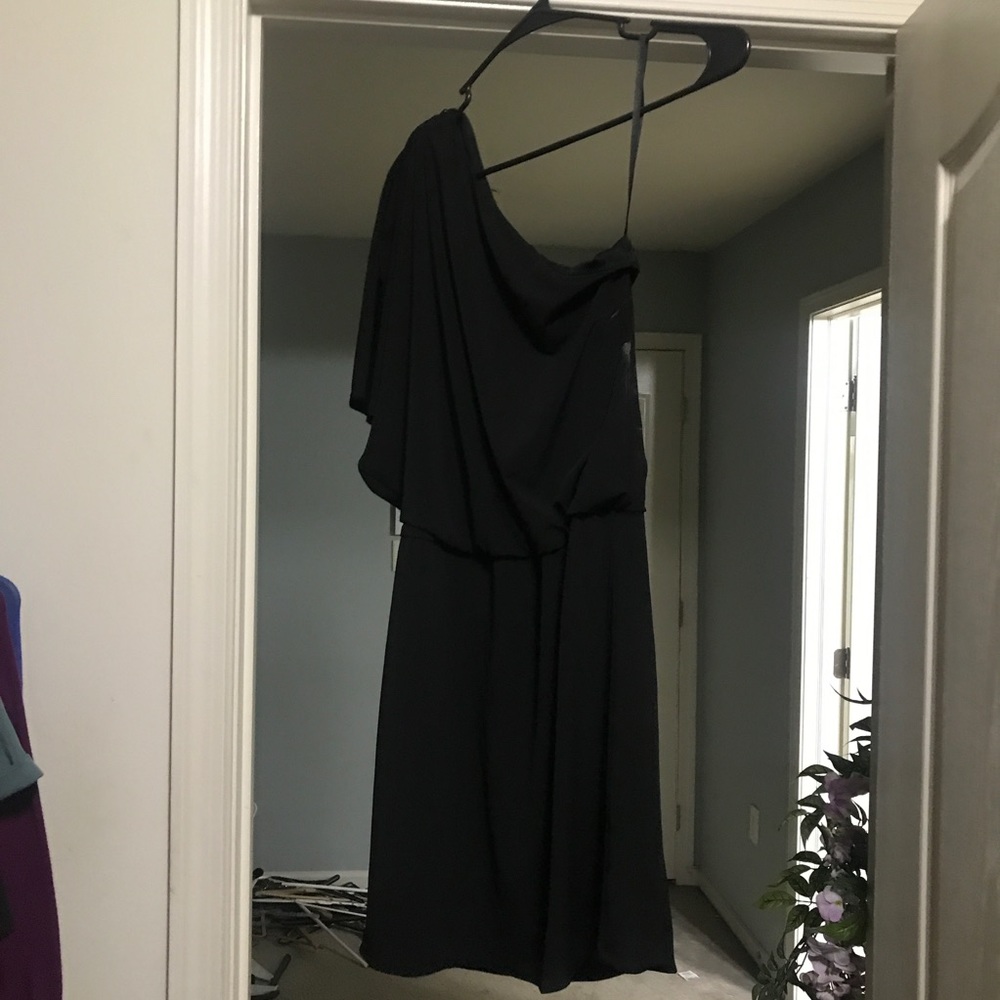WHBM off the shoulder cocktail dress